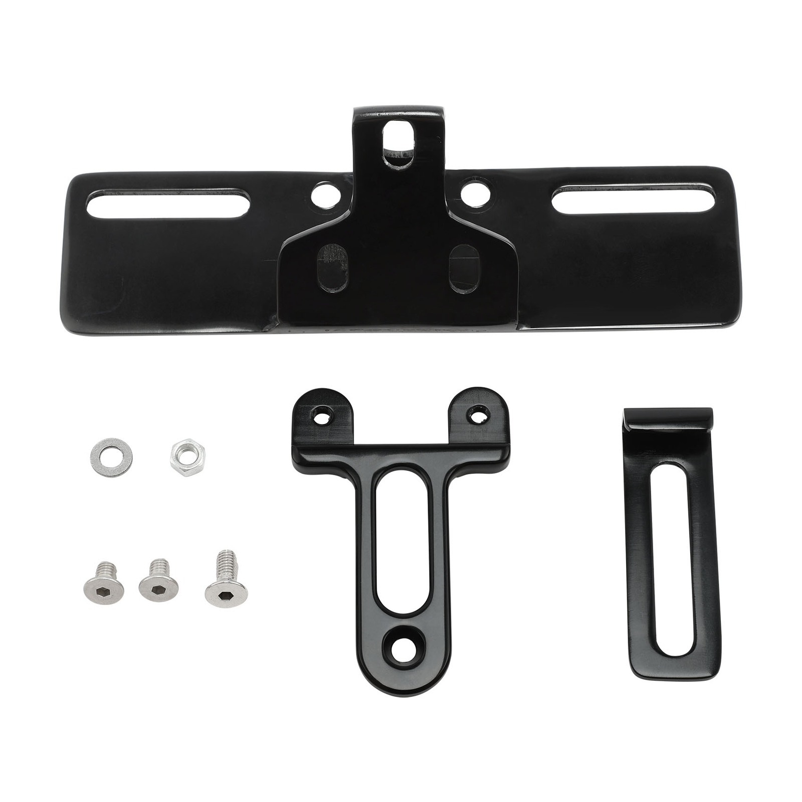 License Plate Holder Rear Bracket Mount Fit For Harley Dyna 99-17 Softail 99-25