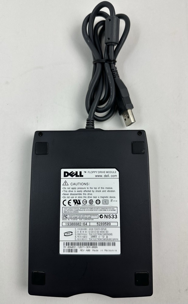 Dell 3.5" Floppy Drive Module Model: FD-05PUB, FREE SHIPPING