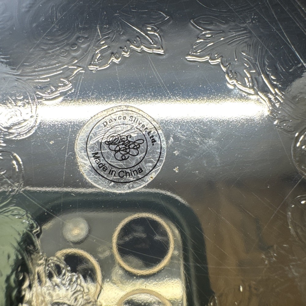 Tea Set Davco Silver Tea Pot/Creamer/ Sugar Bowl/Tray #1