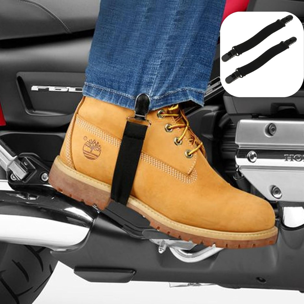 4 Pcs Boot Straps for Cowboy Boots, Adjustable Boot Clips Boot Straps Clips, Ela