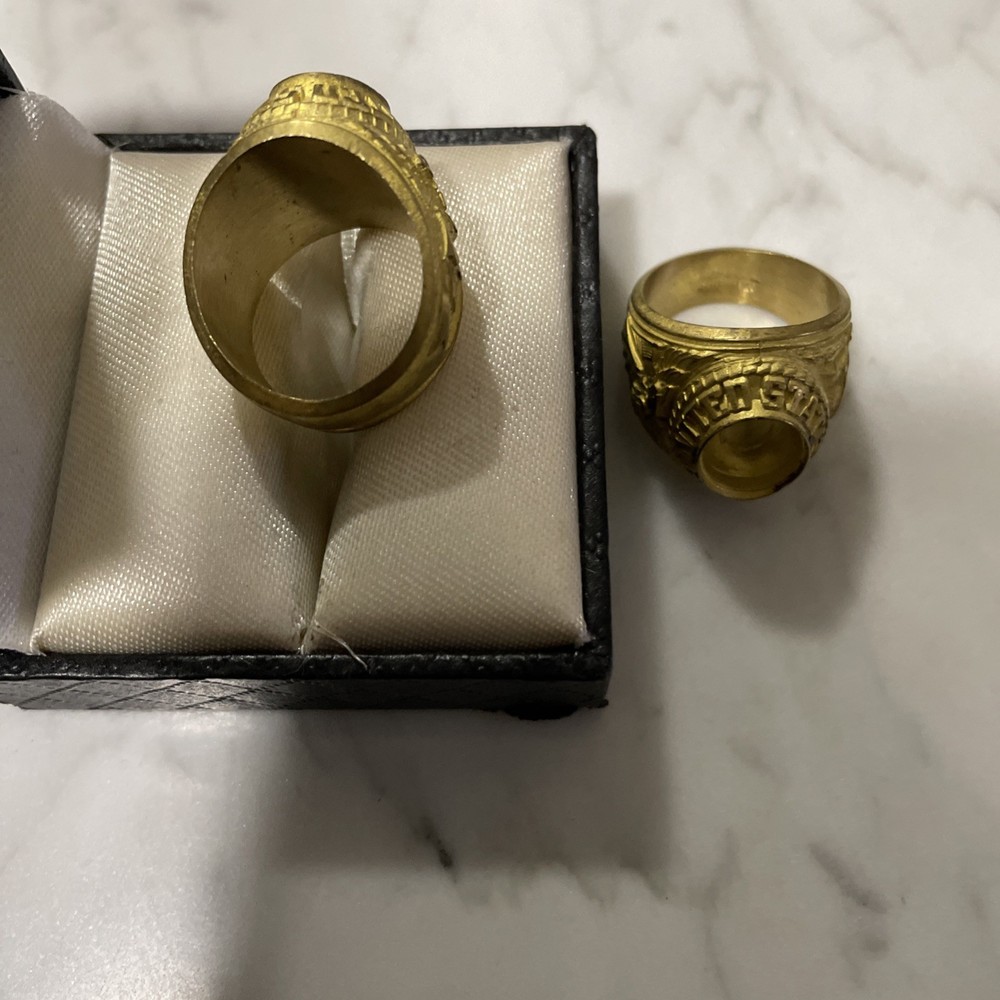 2 VTG Solid Brass Navy Ring Castings