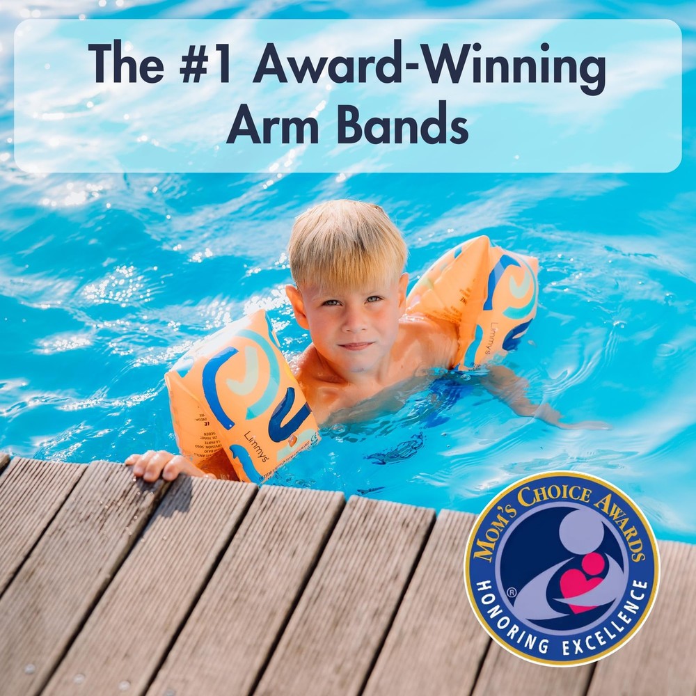 Limmys Premium Kids Floaties – Safe & Comfortable Arm Floaties for Toddlers a...