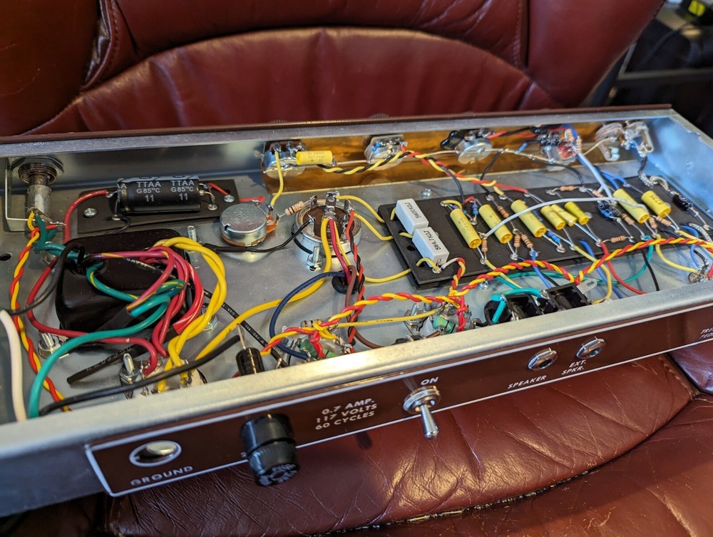 6G2 Brownface Princeton clone Chassis-only