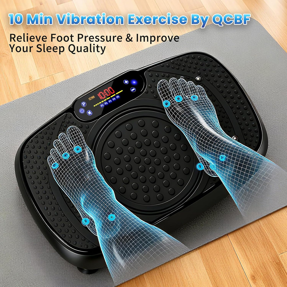 Vibration Plate Exercise Machine, Full Body Exercise Equipment, 199 Adjustable S