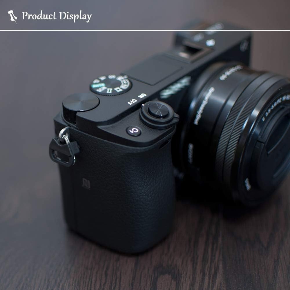 Camera Strap Triangle Split Ring Hooks for D-SLR and Mirrorless Cameras