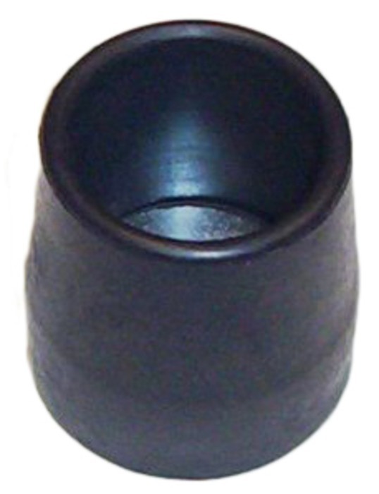 Walker Tips 40024BK for 1in Walker Gray Pair