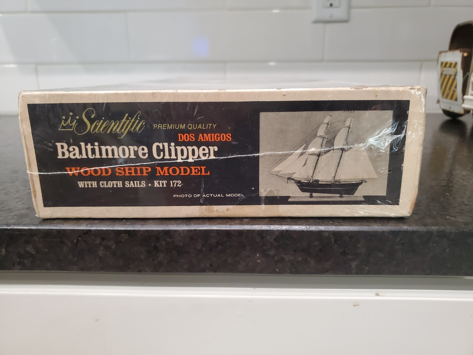 Scientific Models BALTIMORE CLIPPER Dos Amigos Wooden Ship Model Kit NOS Sealed