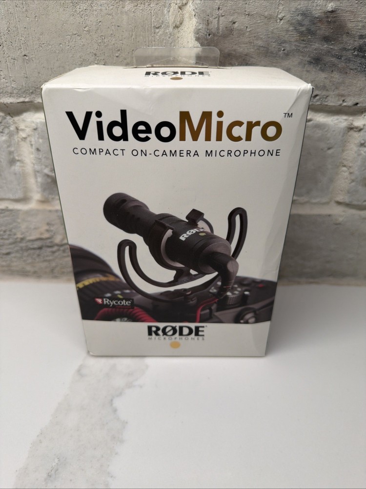Rode VideoMicro Compact On Camera Microphone SEALED