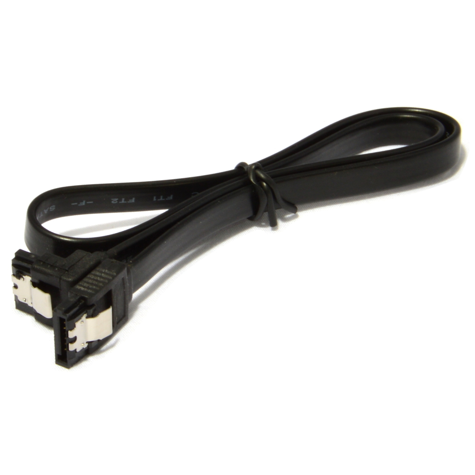 5x 18" SATA 3.0 Cable SATA3 III 6GB/s Right Angle SSD HDD Hard Drive, Black