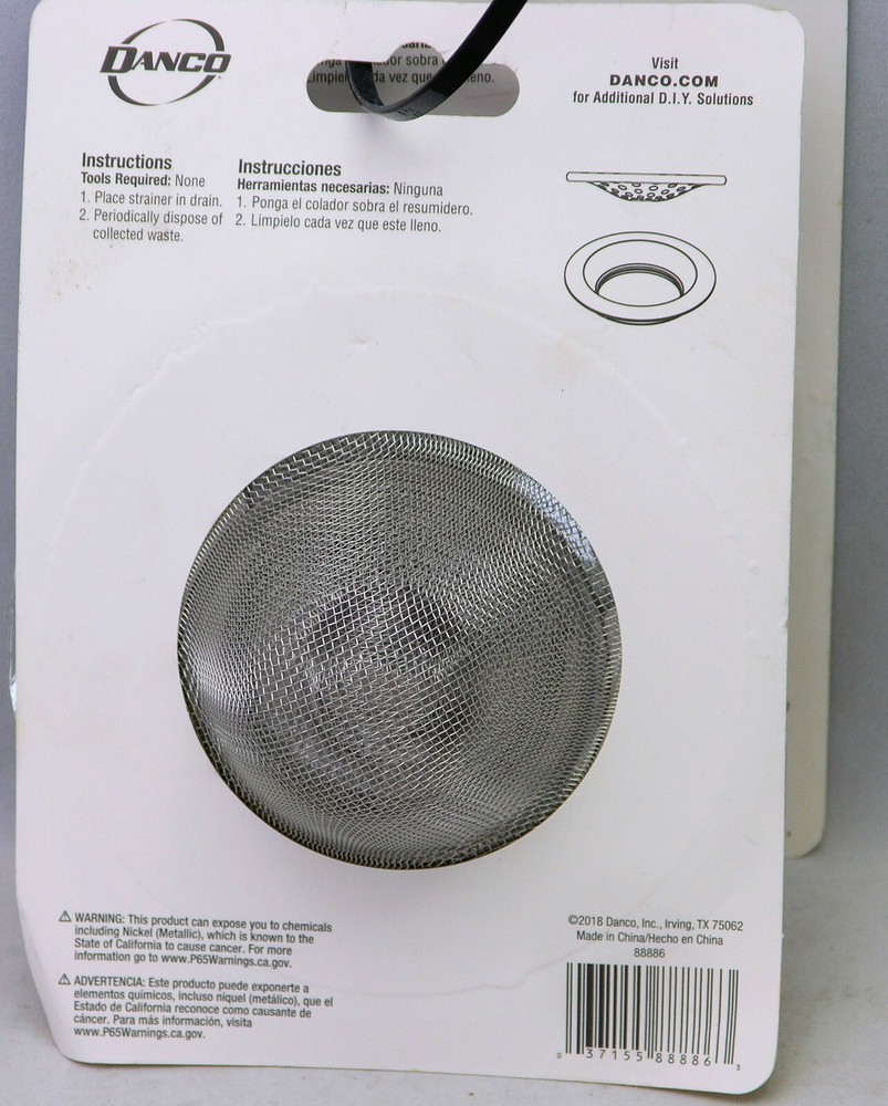 2 Danco 88886 Universal Mesh Strainer Combo Pack