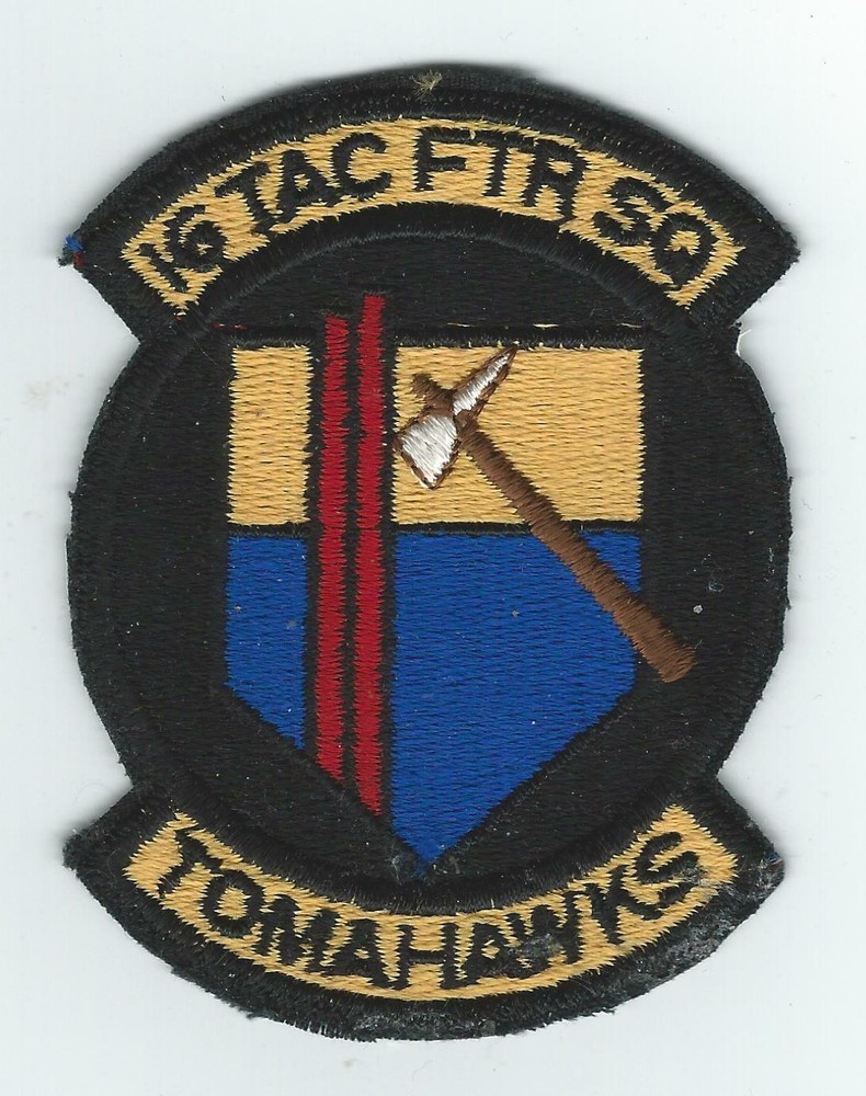80's 16th TAC FIGHTER SQUADRON patch