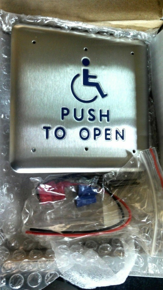 LOCKSMITH LCN 8310-853T Push Plate Actuator,  SQUARE 4.75" SYSTEMS INTERGRATOR