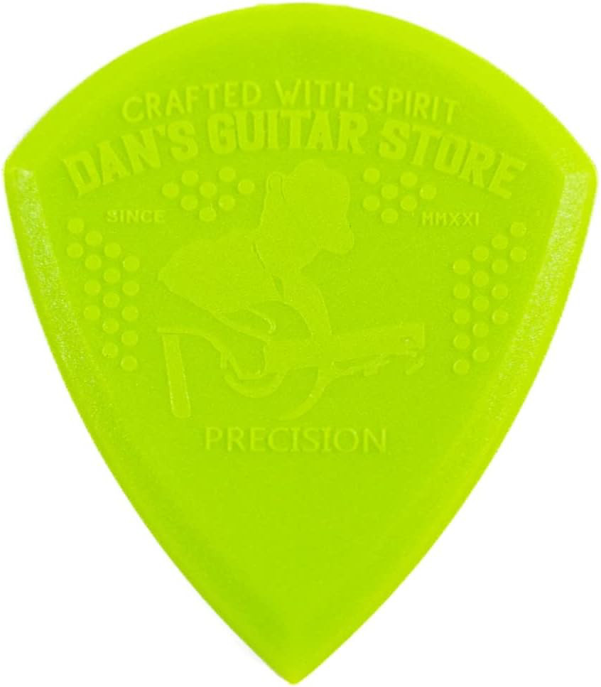 Precision Pick MINI Plectrums 10-Pack - High Grip & Visibility for Guitar