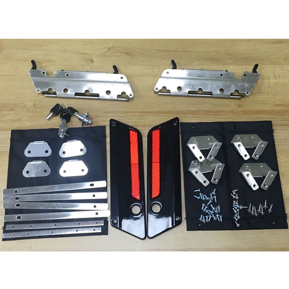 Hard Saddlebag Latches Hinge Hardware Kit Lids For Harley Davidson 1993-2013