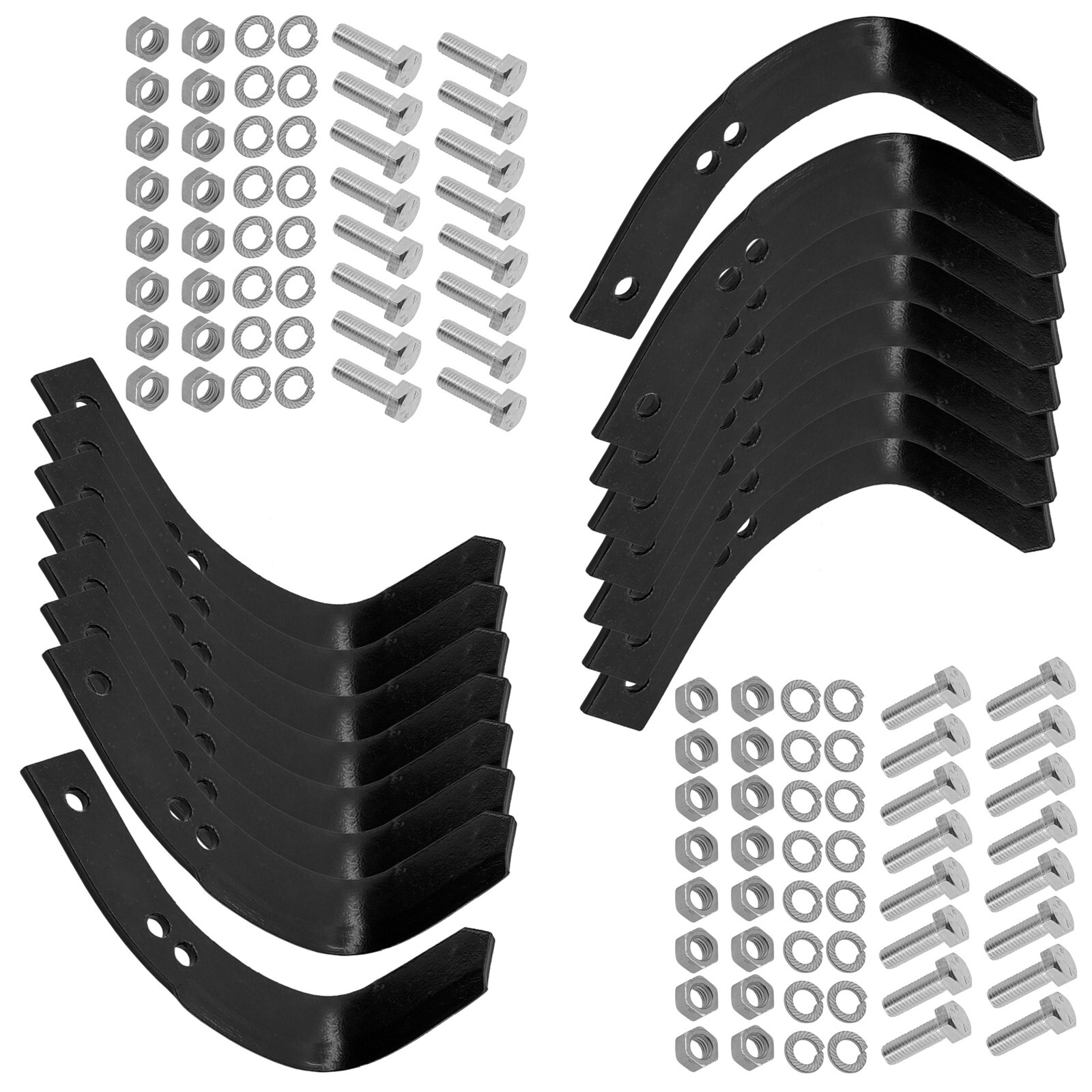 Caltric 370-360 1901118 1901118A Tiller Tine Set for Stens Troy Bilt