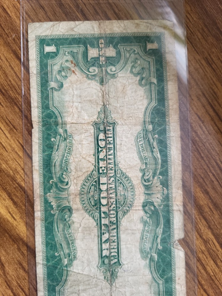 1923 $1 ONE DOLLAR ” SILVER CERTIFICATE LARGE SIZE NOTE