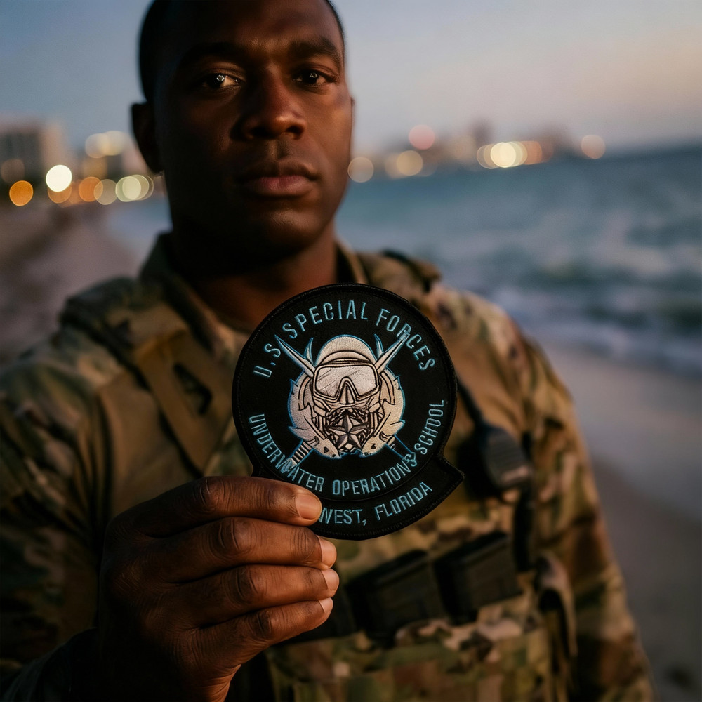 Special Forces Underwater Diver Patch (2025 Version) - 4" X 3 1/2" Hook & Loop
