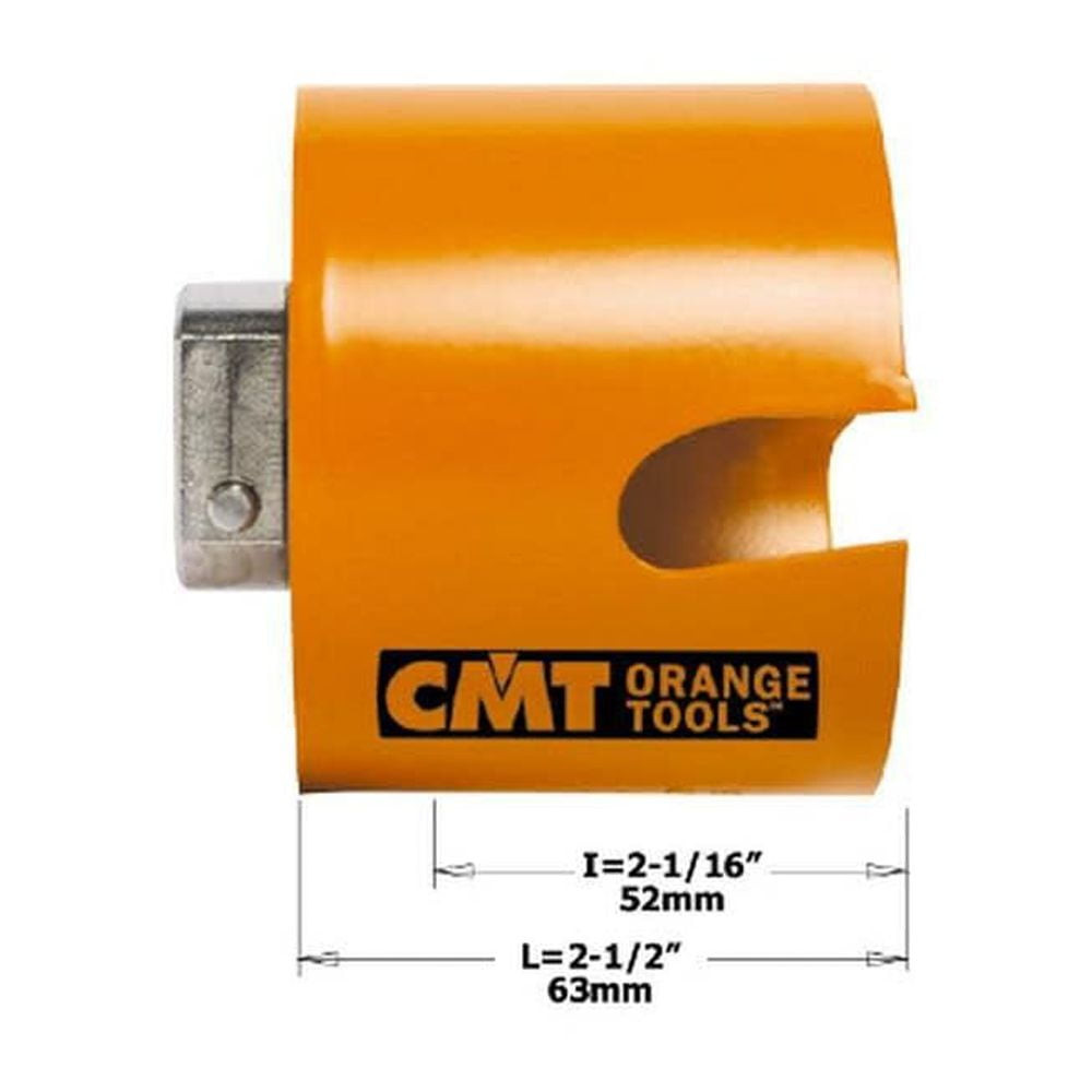 CMT MULTI-PURPOSE HOLE SAW TCT 2-1/2"