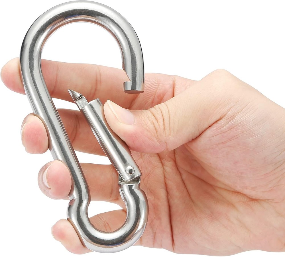 Spring Snap Hook Carabiner Set - 304 Stainless Steel
