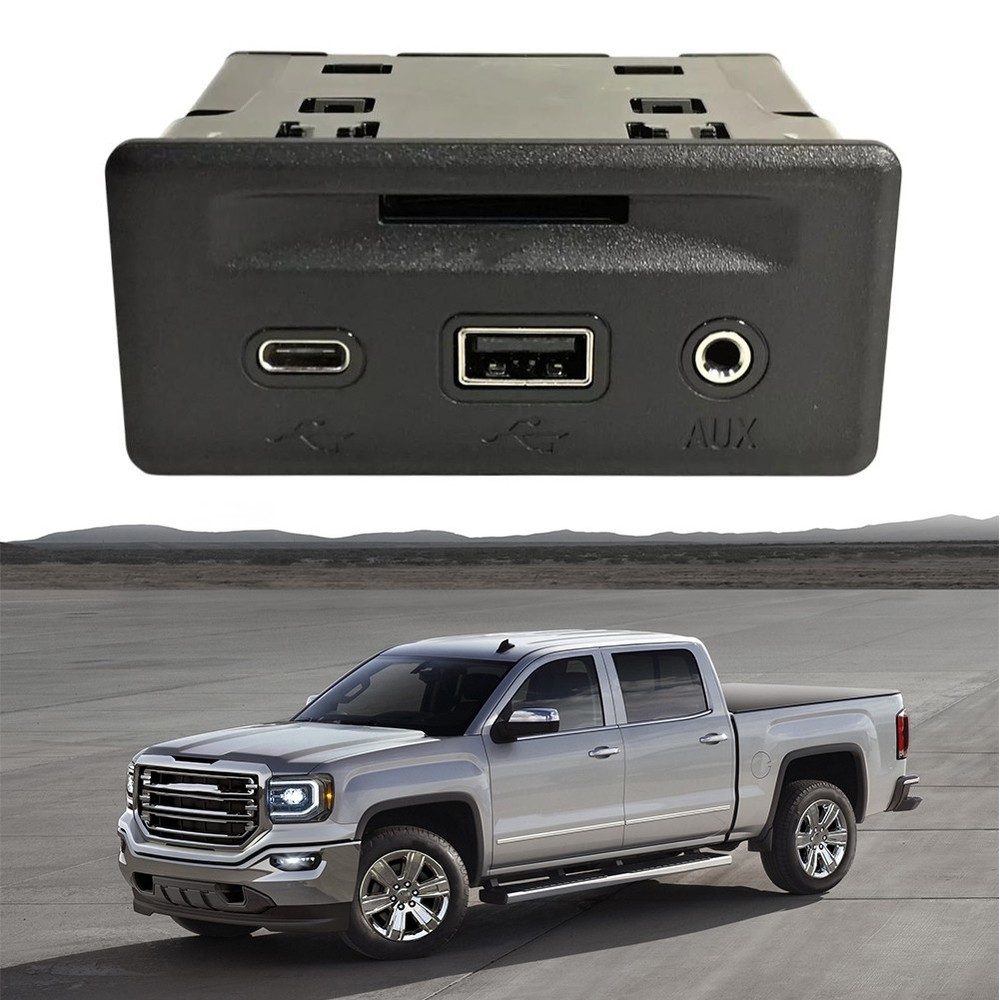 For SILVERADO & For SIERRA Easy Install Center Console USB Accessory Options