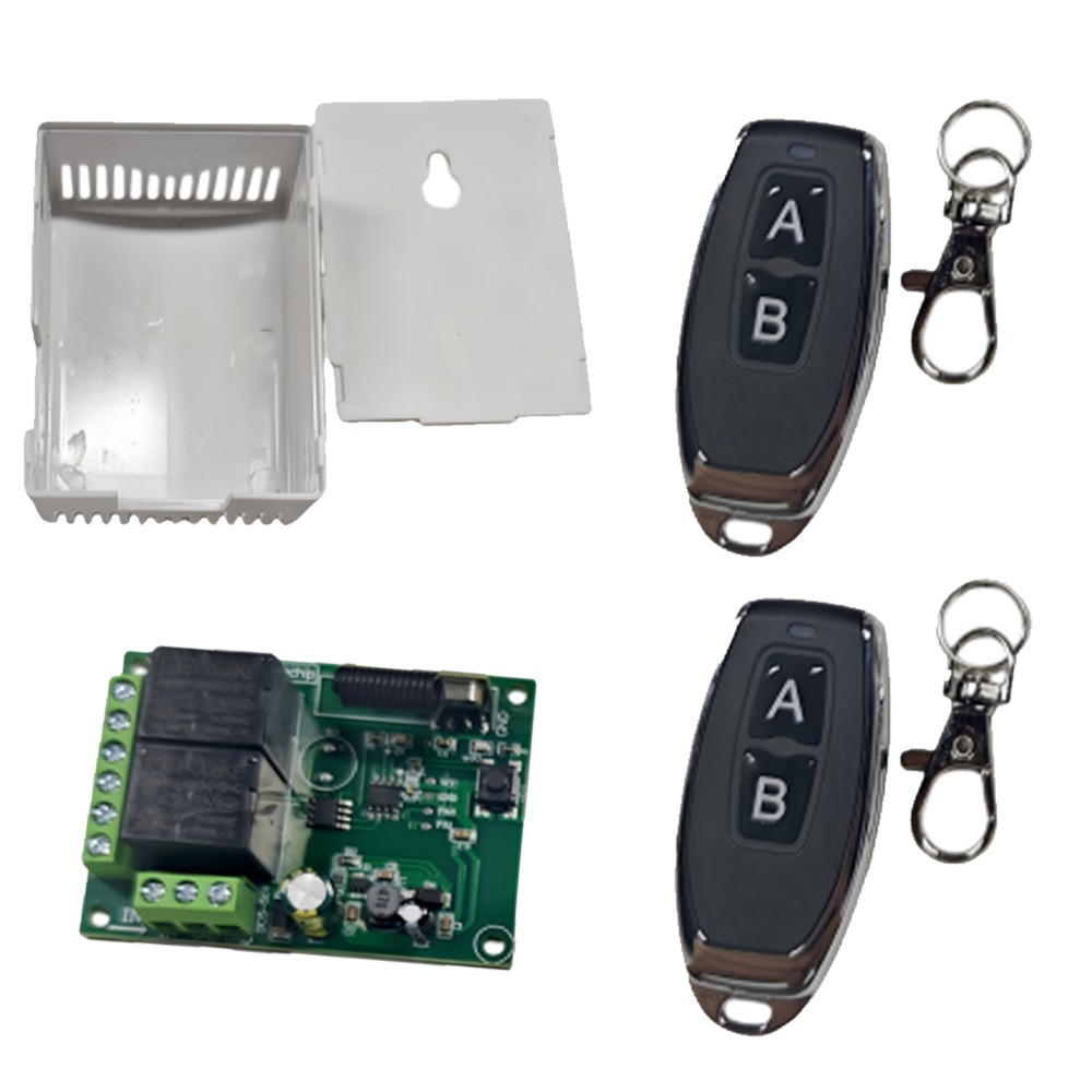 12V 24V 2CH 433Mhz Wireless RF Relay Remote Control Switch Receiver Module USA