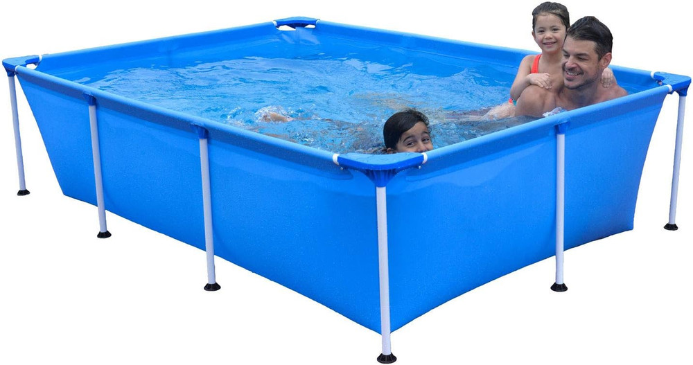 Rectangular Removable Swimming Pool 258 X 179 X 55 Cm