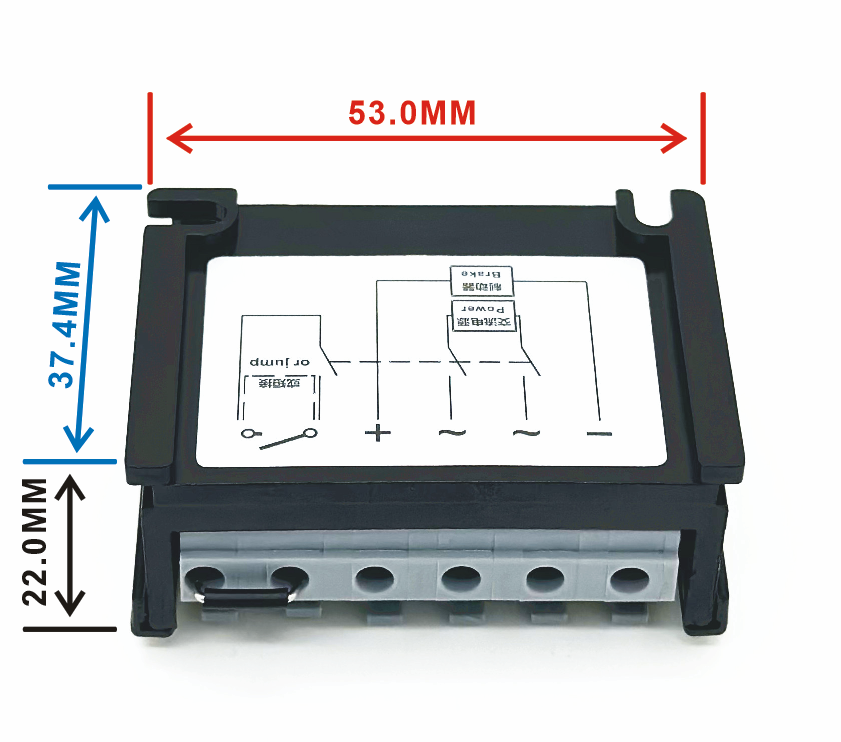 DDY 220-98 220VAC 98VDC half wave brake rectifier module