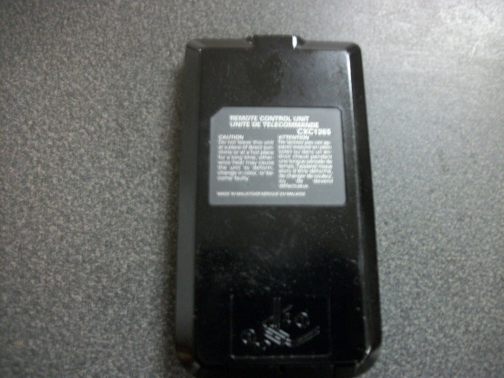 PIONEER CD RADIO REMOTE CONTROLLER CXC1265