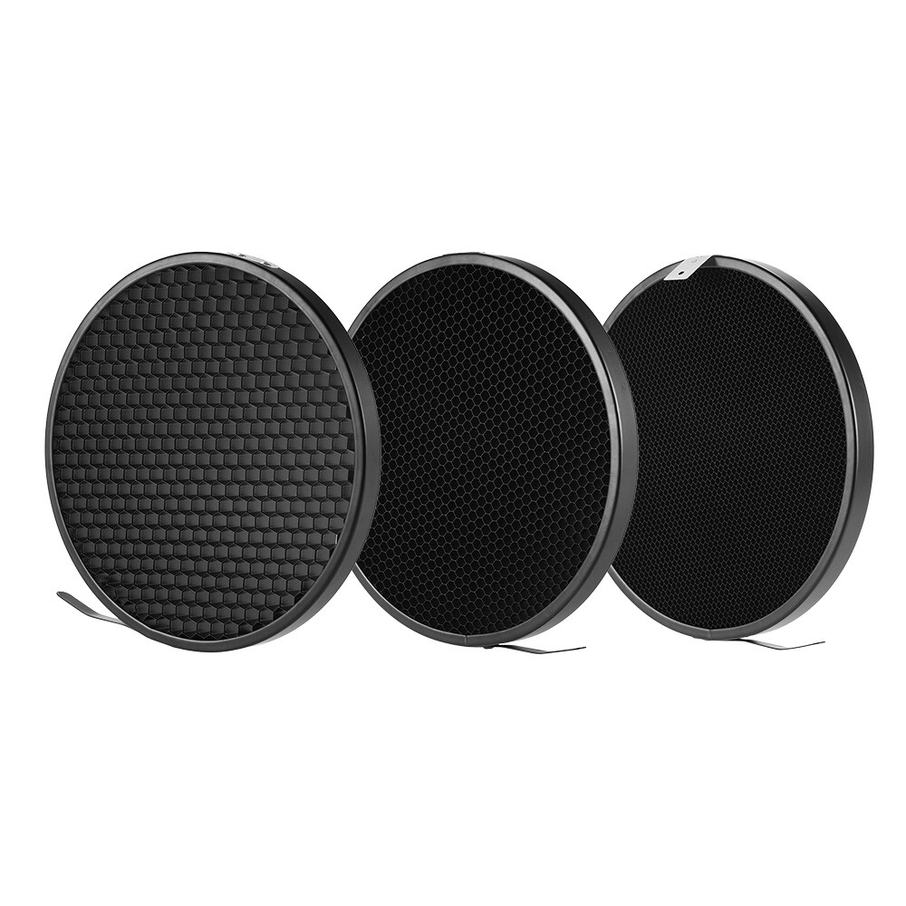 7"in Flash Strobe Speedlite Light Reflector Diffuser Honeycomb Bowens M6Y0