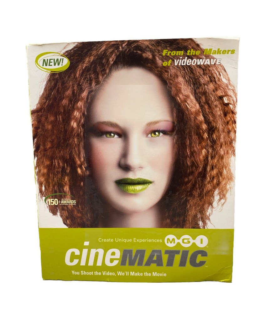 MGI Cinematic - Windows Pc - Retail Box XP Video Editing Software