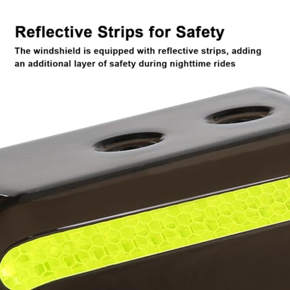 Electric Bicycle Handguards Handlebar Windshield Black Good Compatibility