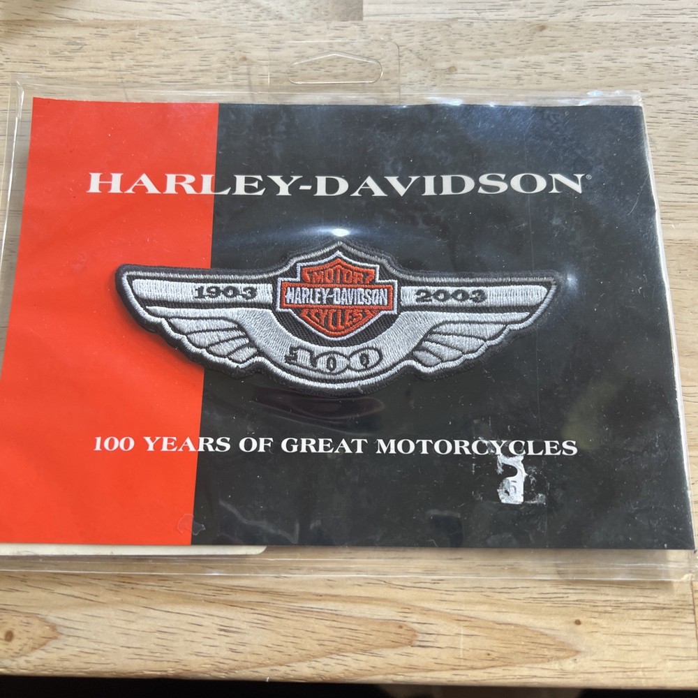 Harley Davidson Patch 100 Year Anniversary NIP