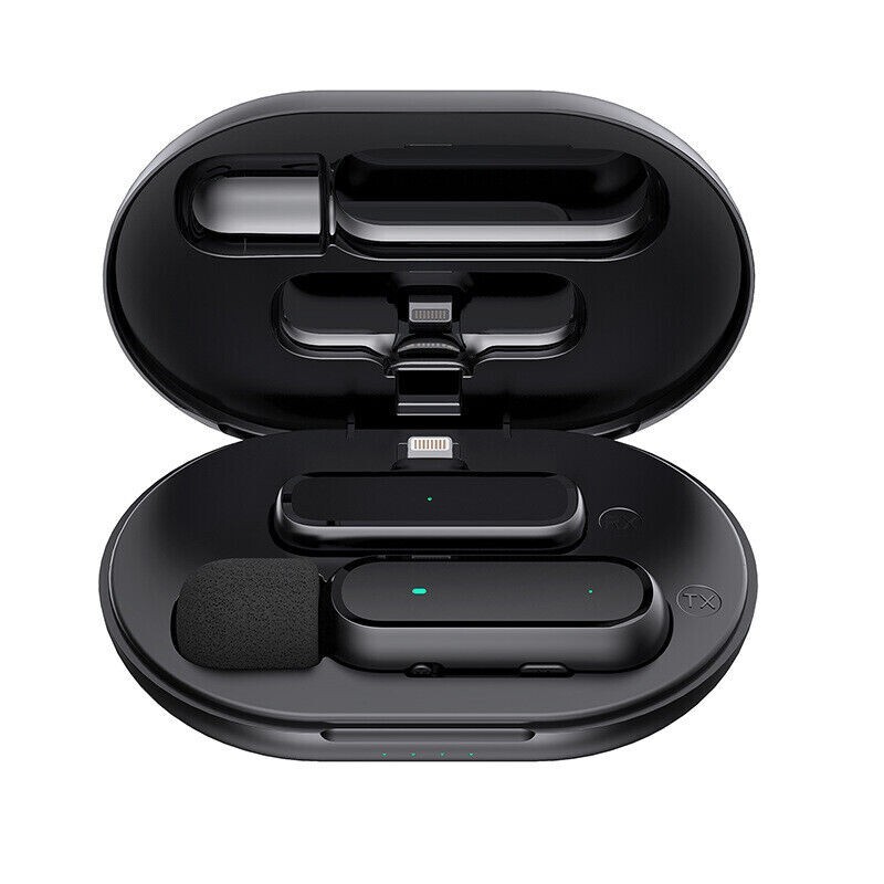 🔥🔥HCZ K61 Wireless Lavalier Microphone for iPhone iPad with Charging Case🔥🔥