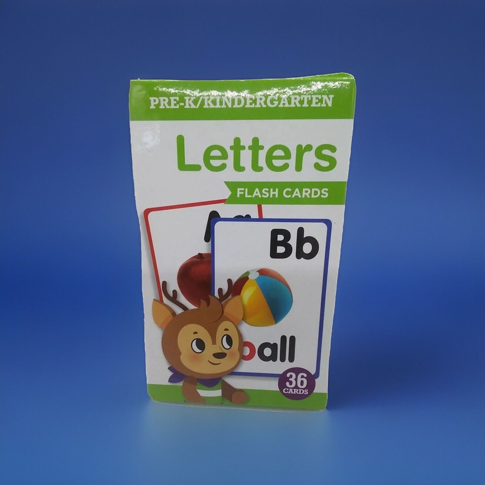 Letters Flash Cards Kindergarten Uppercase Lowercase Educational ABC's Learning