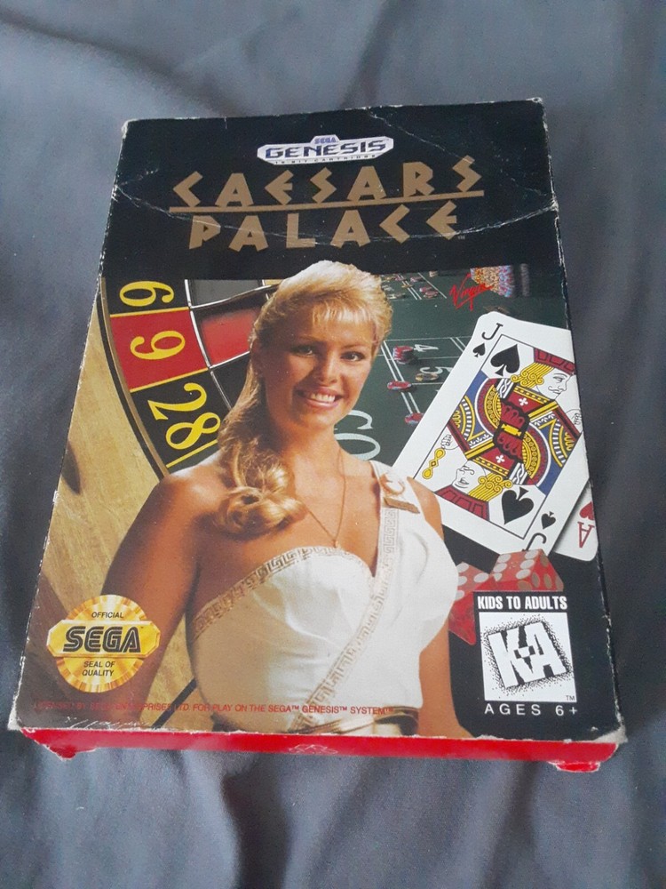 Ceasars Palace Sega Genesis Original Used Empty Case Only BOX