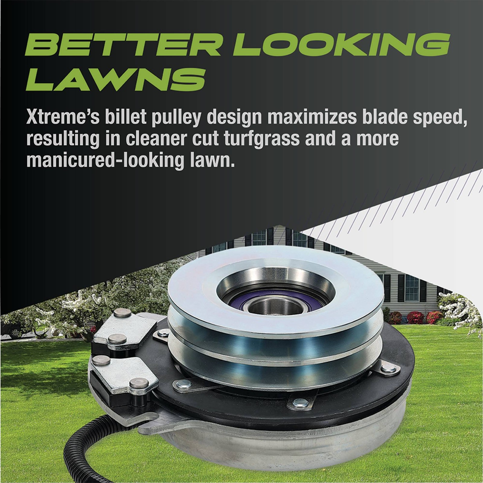 PTO Clutch For Grasshopper 388762 - HIGH TORQUE & Upgraded Bearings- 1.000" I.D.