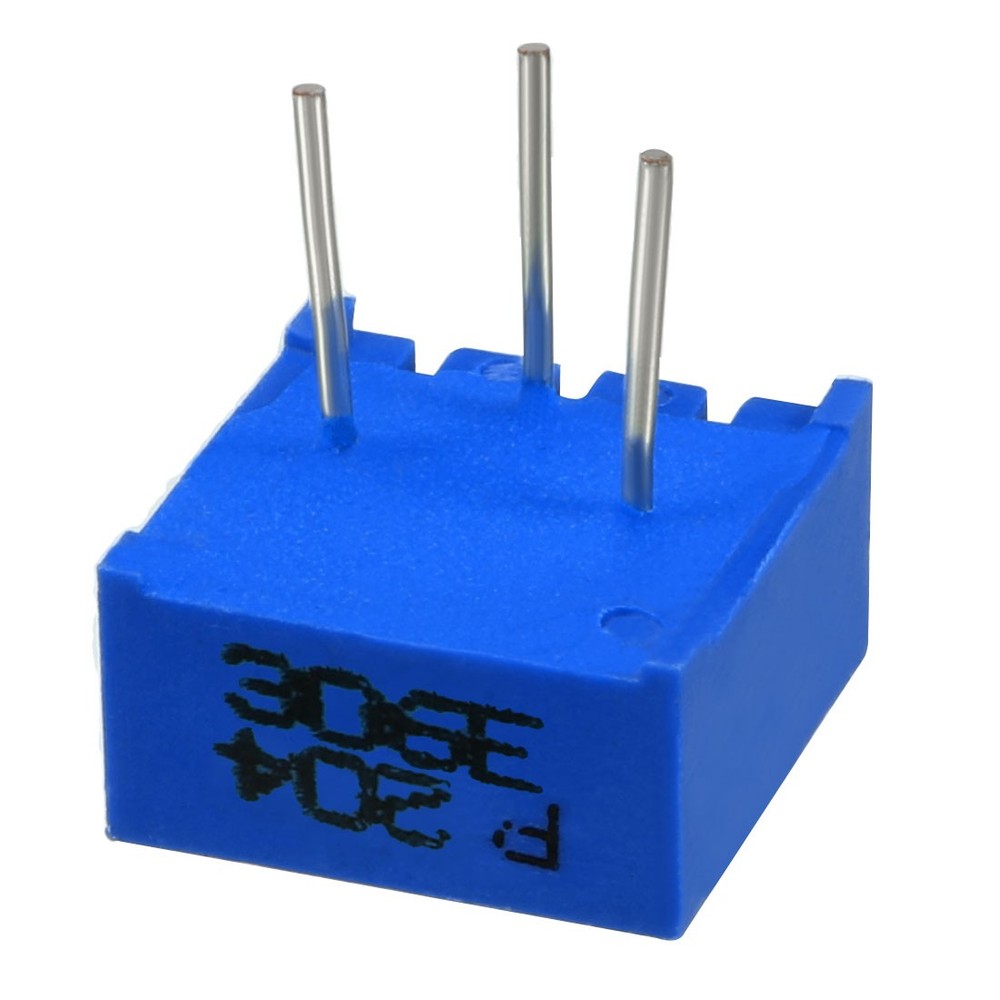 Variable Resistor 200k Ohm Top Adjustable Horizontal Cermet Potentiometer 10Pcs