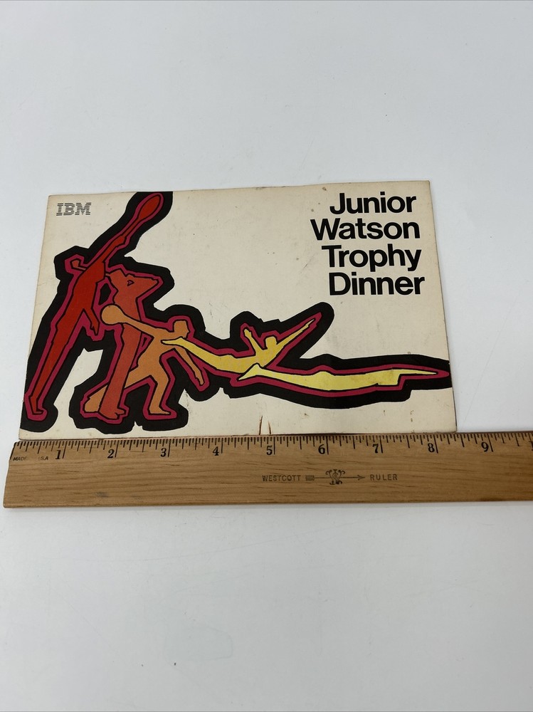 IBM Junior Watson Trophy Dinner 1977 Program Signed by Cathy Rigby Kingston NY