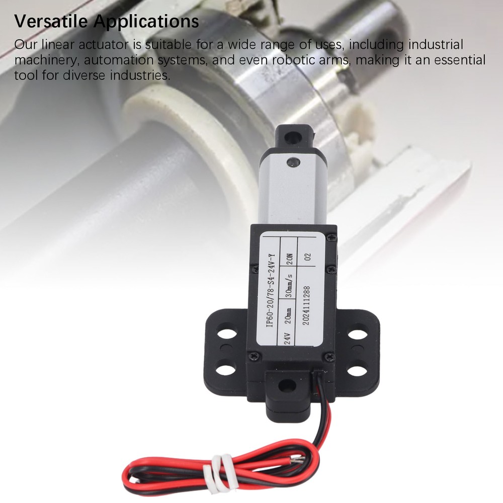 Electric Linear Actuator 20mm Stroke 20N 30mm/s Linear Actuator Tool Accessory