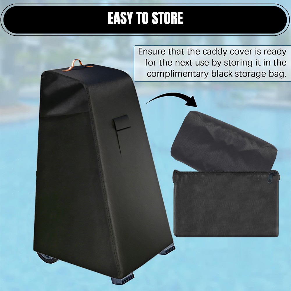 Robotic Pool Cleaner Caddy Cover Vacuum Protector Waterproof Windproof Sunproof