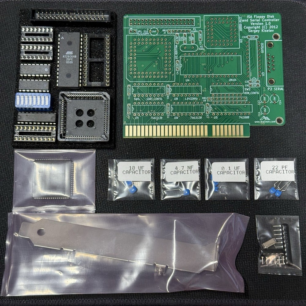 DIY Kit 8bit ISA Floppy Disk Controller By Sergey Kiselev (Requires Assembly)