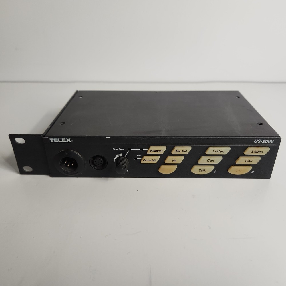 Telex Audiocom SPS2000A & US2000A Intercom Console