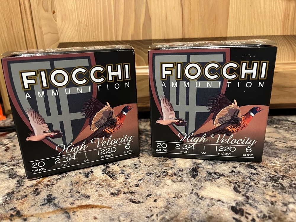 2~~~~Empty Ammo Boxes  Fiocchi  20 ga shotshell box~Display