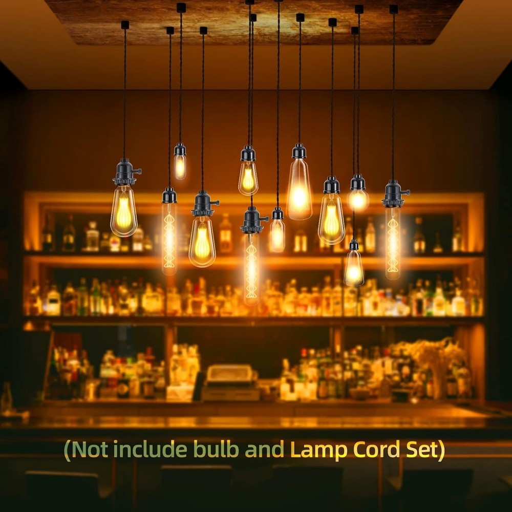 Durable Listed E26 Light Socket with Switch - Ideal for Table & Floor Lamps