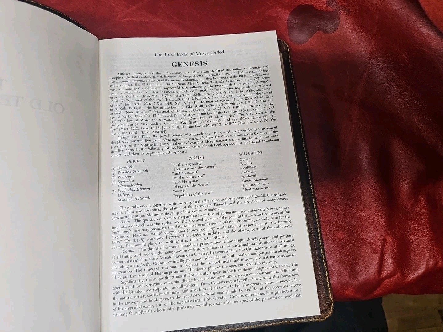 Criswell Study Bible Rebound with Liner Cowhide Nice! Stitched Parameter Nice!