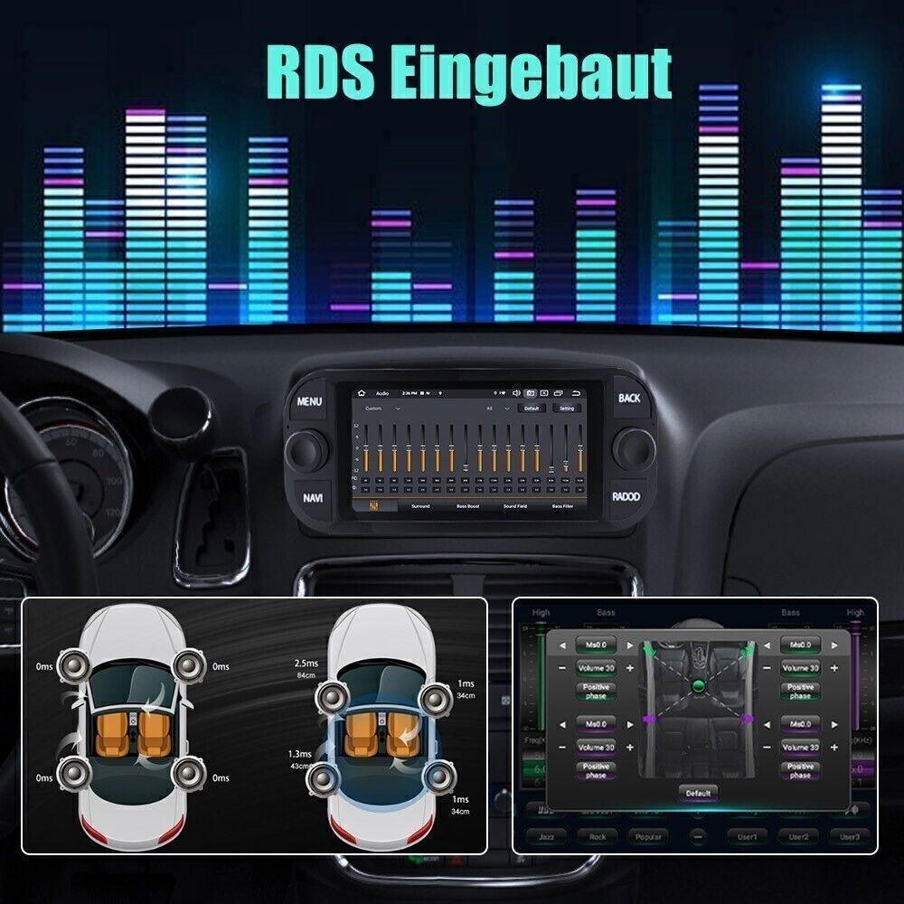 For 2002-2005 Dodge Ram Apple CarPlay Car Radio 8-Core 64GB Android 15 GPS WIFI