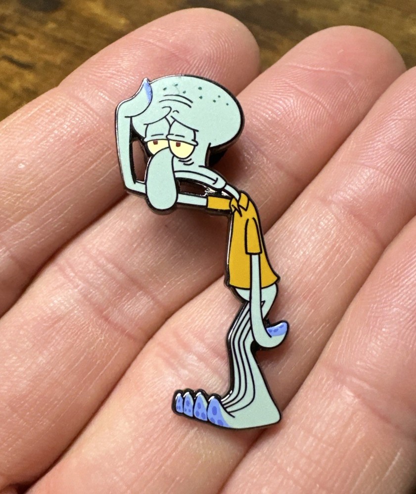 Vintage 2002 Universal Studios Florida SpongeBob SquarePants SQUIDWARD Pin
