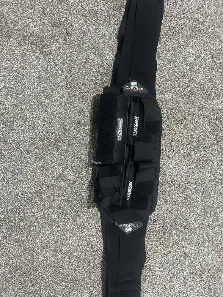 CubySoft Speedsoft  Harness Black Size Medium for Speedsoft