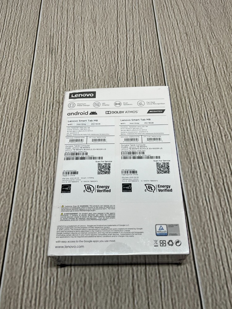 Lenovo Smart Tab M8 with Google Assistant Tablet + Smart Charging Docking