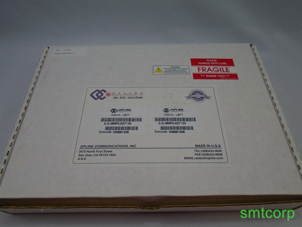 Oplink Communications Fiber Optic Laser Module Part Number BPFH001LU